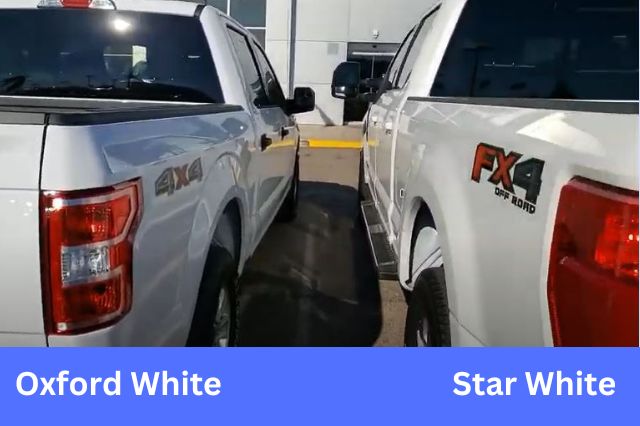 Ford Star White Vs Oxford White