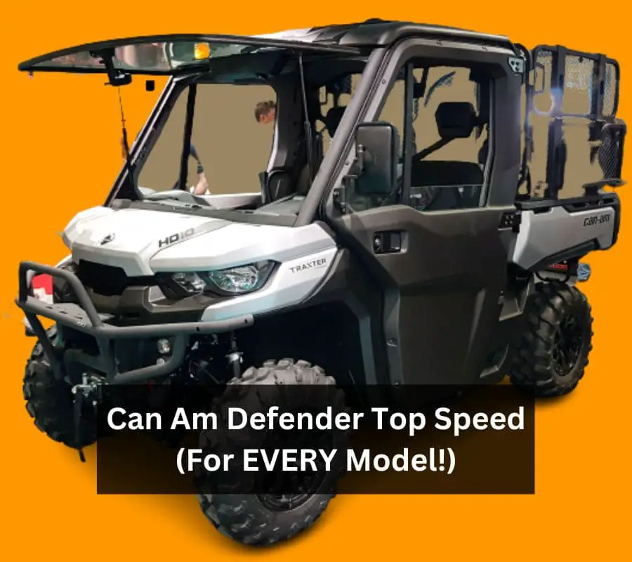 Can Am Defender Top Speed
